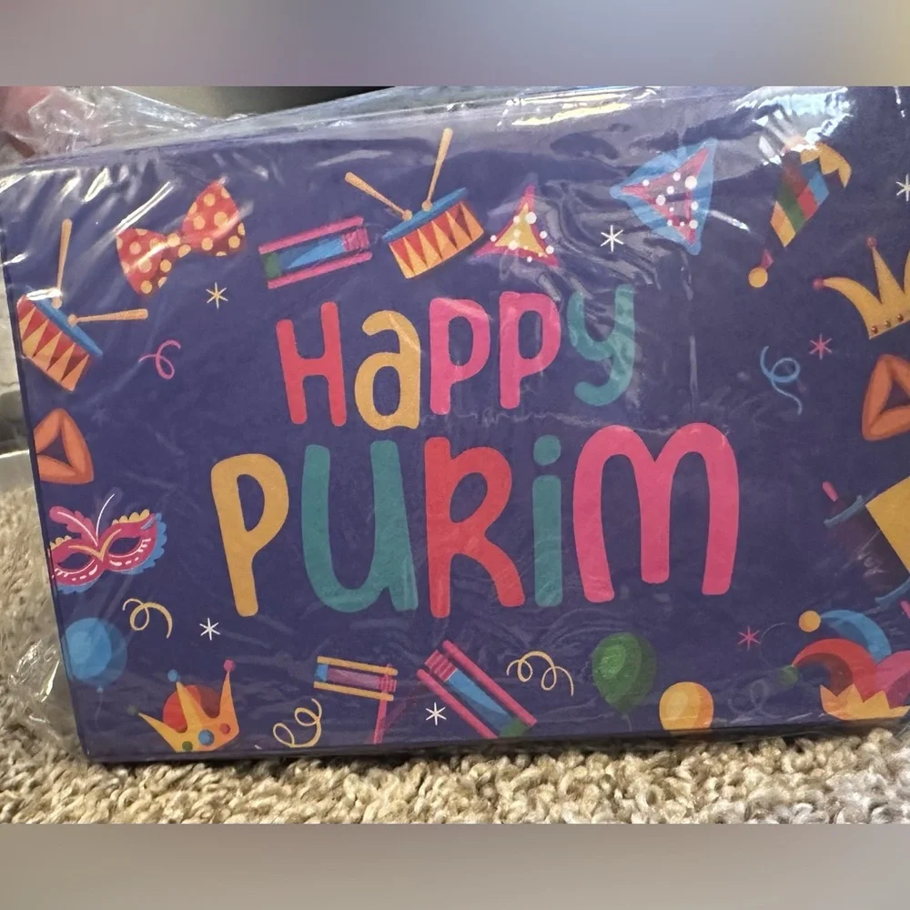 100 PCK Happy Purim Greeting Cards